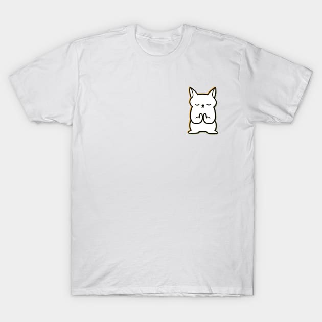 Meditating Dog T-Shirt by The Imperfect Doodles